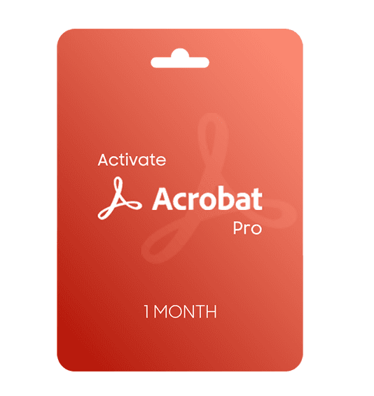 Adobe Acrobat Pro - Licencia 1 Mes